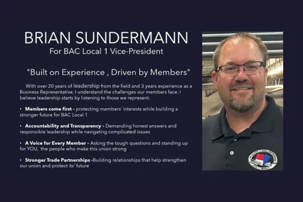 Brian Sundermann Election Postcard